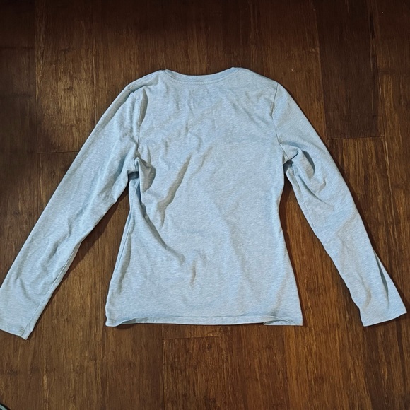 Nike Dri-FIT Women's Crew Running Top Long Sleeve Athletic Sports Tee Shirt Grey - Picture 3 of 6